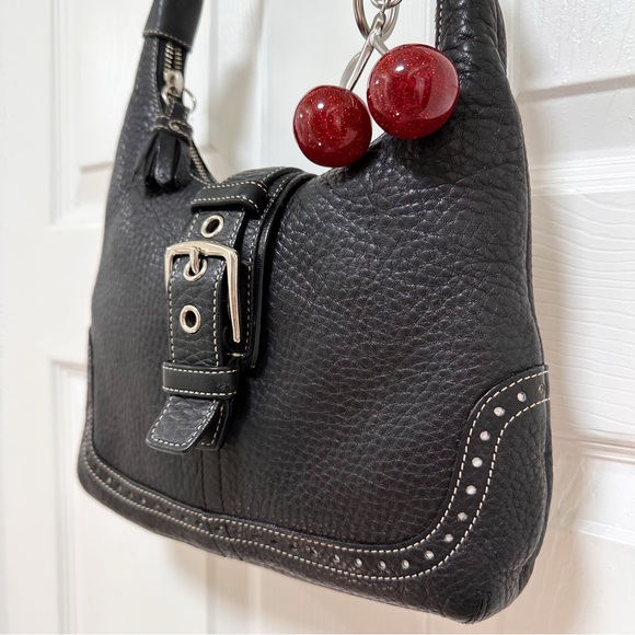 Coach Hamptons Vintage Pebbled Leather Hobo Bag - Picture 4 of 13